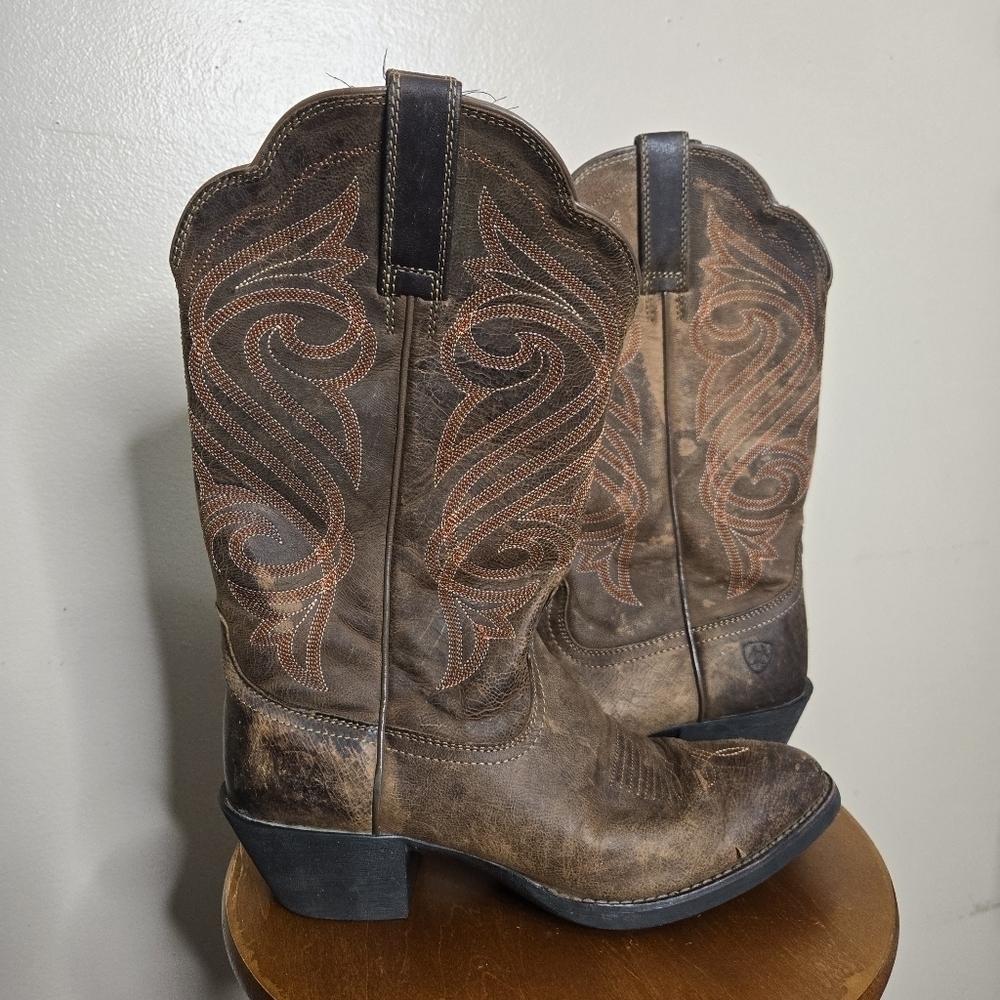 Ariat Round Up R Toe Western Boot